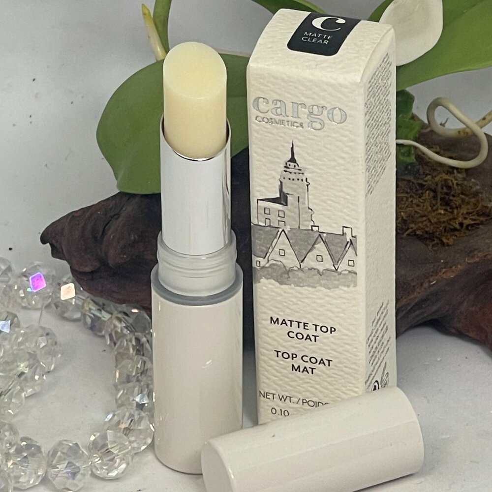 Cargo Cosmetics Matte Lipstick Top Coat - Matte Clear - Full Size - New In Box
